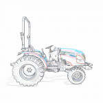 Трактори с рамка