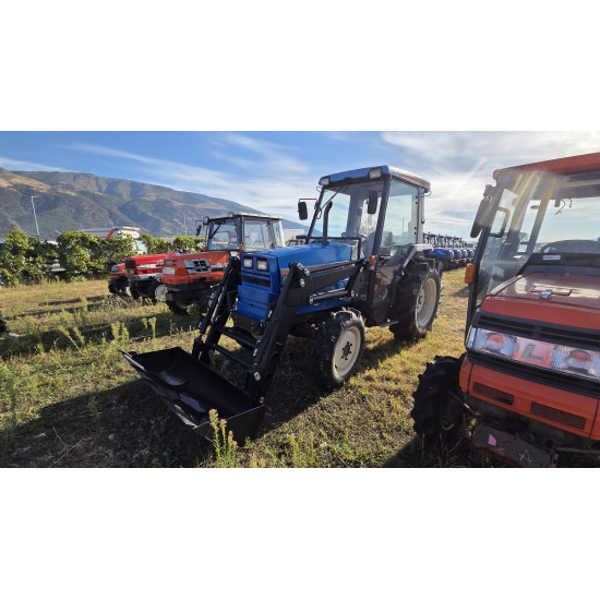 Iseki GEAS 37S с фреза и челен товарач