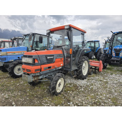 Tractor with cabin and tiller Kubota GL 221